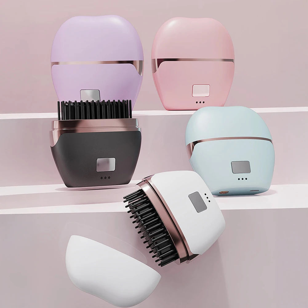 Brosse Lissante Chauffante Sans Fil Rechargeable